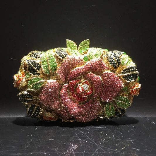 Aurevia Elegant Crystal Clutch