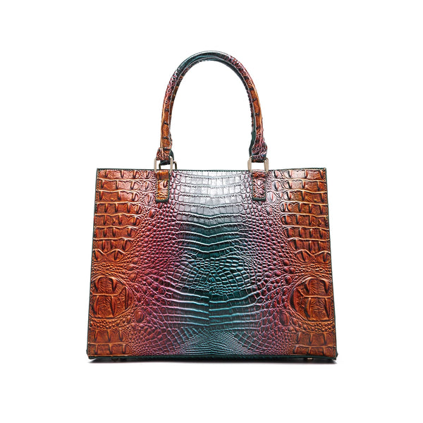Chic Crocodile Leather Set