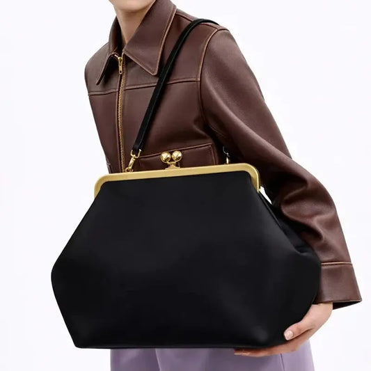 Chic Large Capacity Clip Bag aliexpress