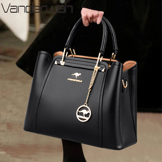 Elegant Leather Tote Bag