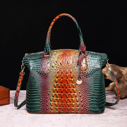 Ombre Crocodile Handbag