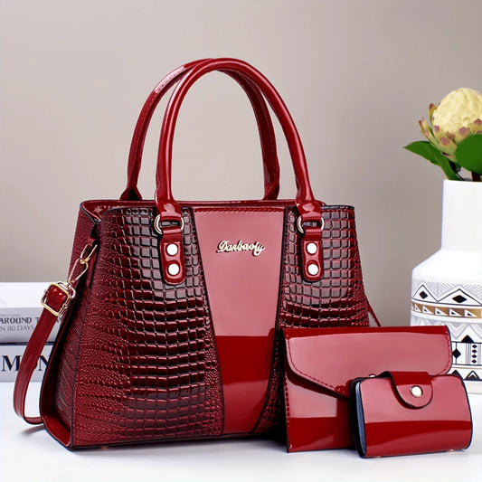 Stylish 3-in-1 Handbag Set